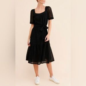 Maeve by Anthropologie - Josette Eyelet MIDI Dress, size S